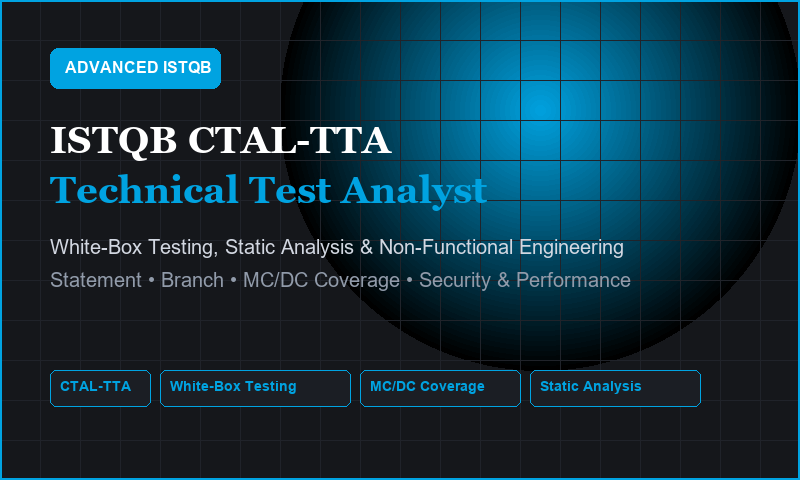 ISTQB CTAL-TTA Technical Test Analyst