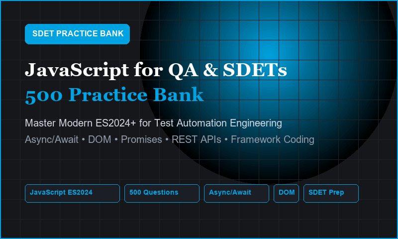 JavaScript for QA & SDETs
