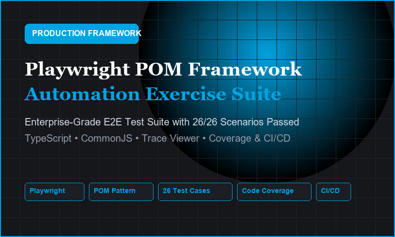 Automation Exercise Playwright POM Framework