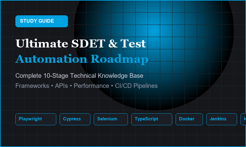 Ultimate SDET & Automation Engineer Roadmap